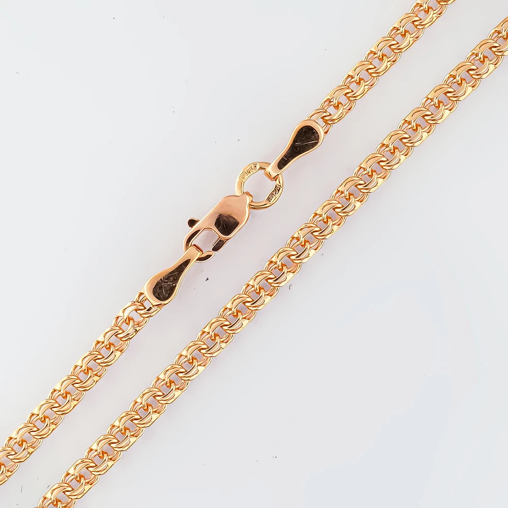 Браслет из красного золота 585 пробы