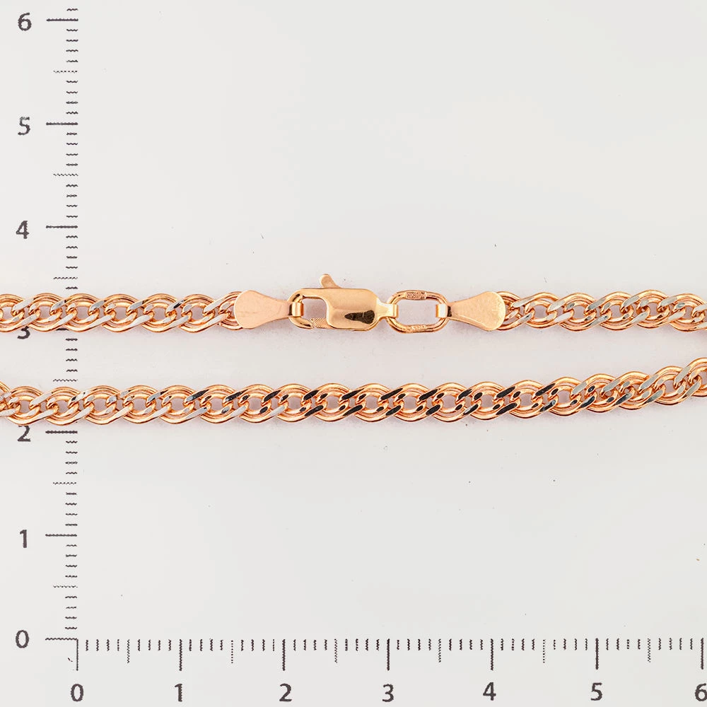 Браслет из красного золота 585 пробы