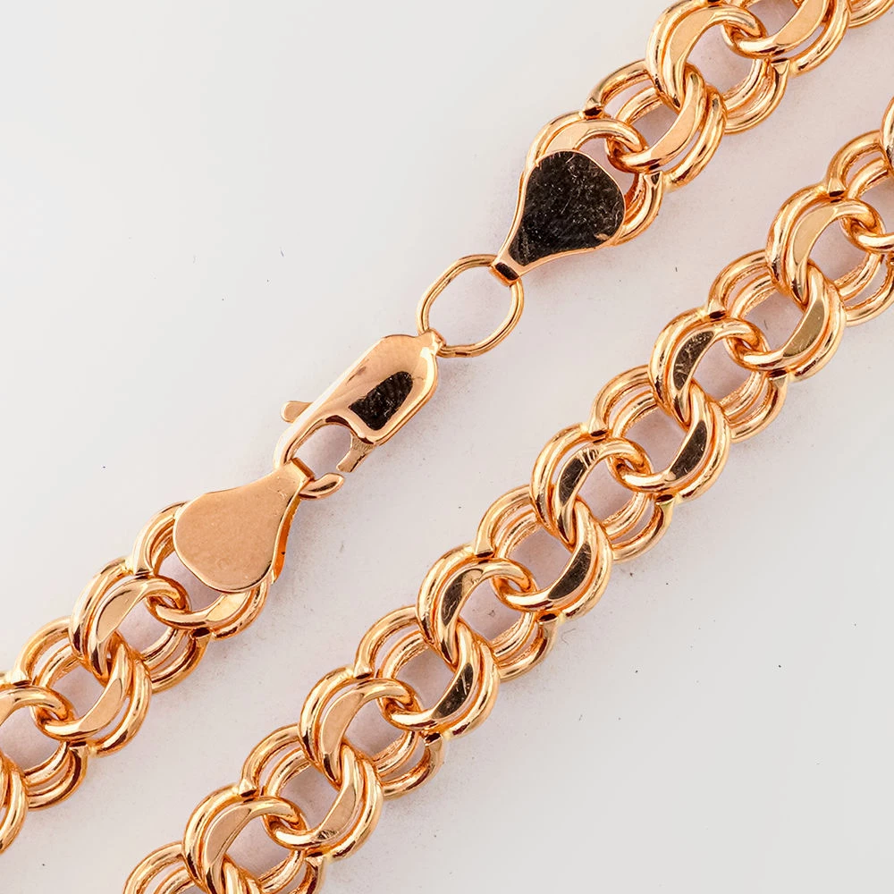 Браслет из красного золота 585 пробы