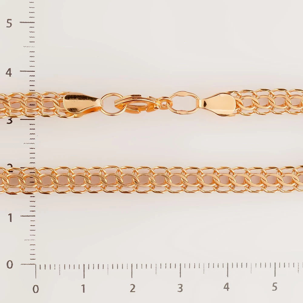 Браслет из красного золота 585 пробы