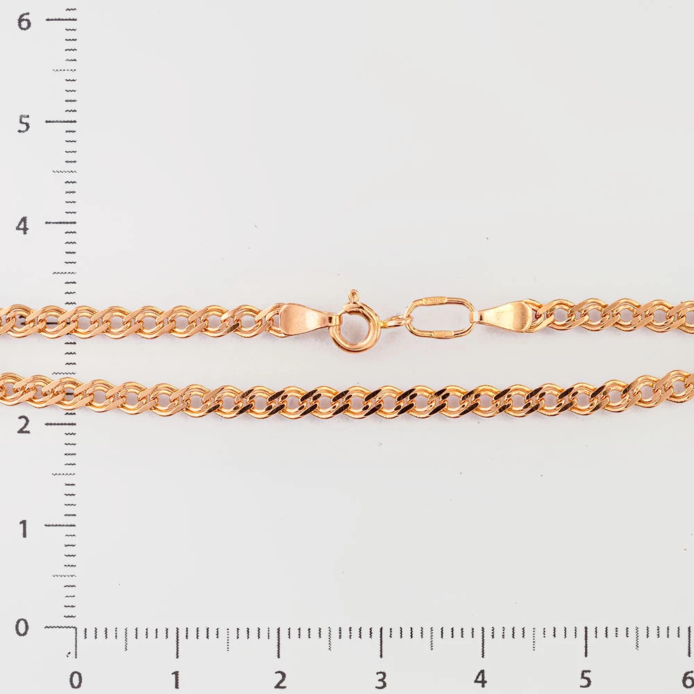 Браслет из красного золота 585 пробы