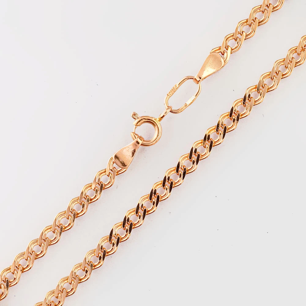 Браслет из красного золота 585 пробы