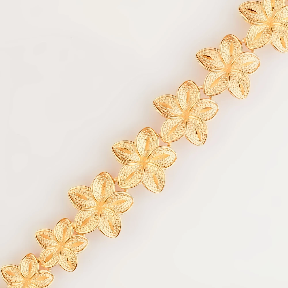 Браслет из красного золота 585 пробы