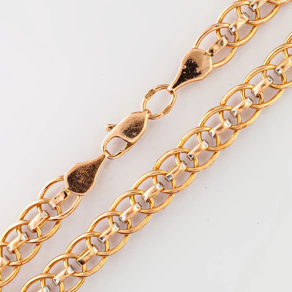 Браслет из красного золота 585 пробы