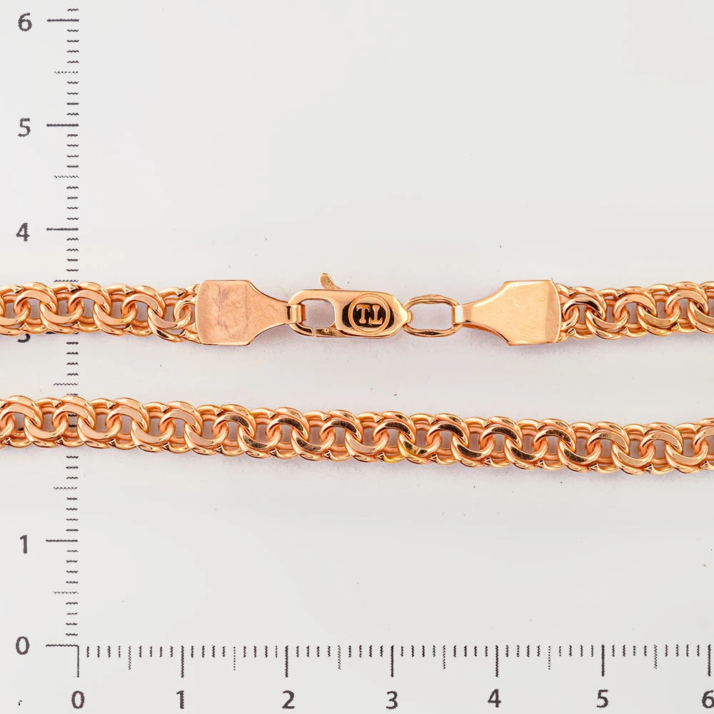 Браслет из красного золота 585 пробы