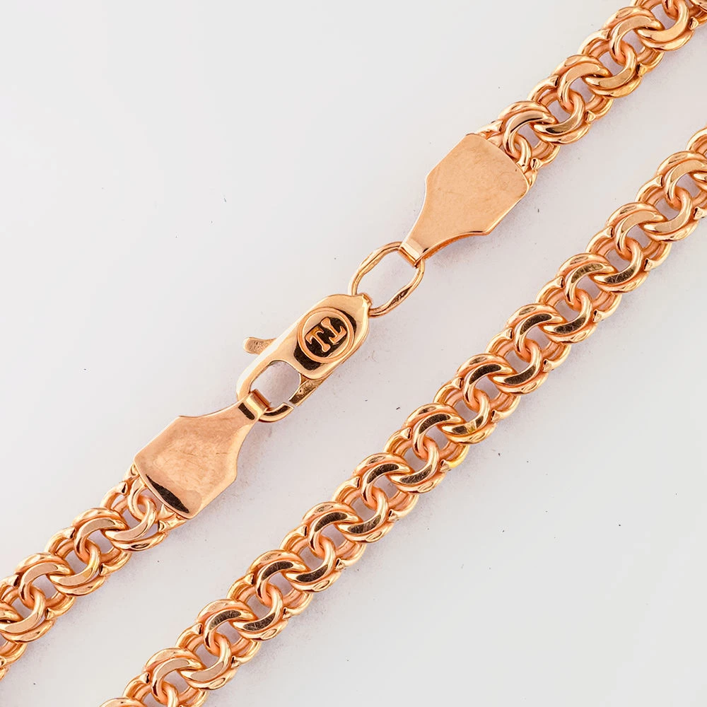 Браслет из красного золота 585 пробы