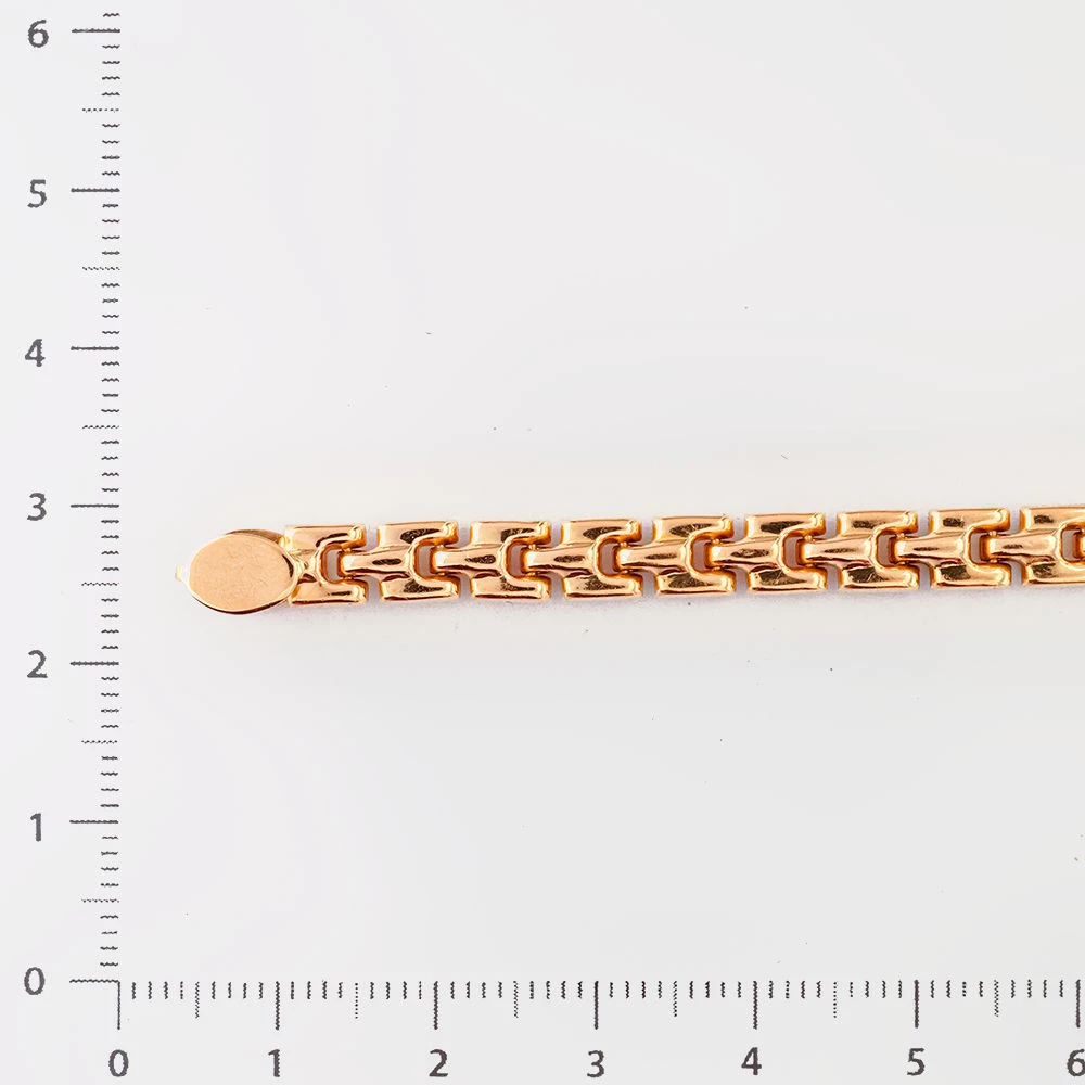 Браслет из красного золота 585 пробы