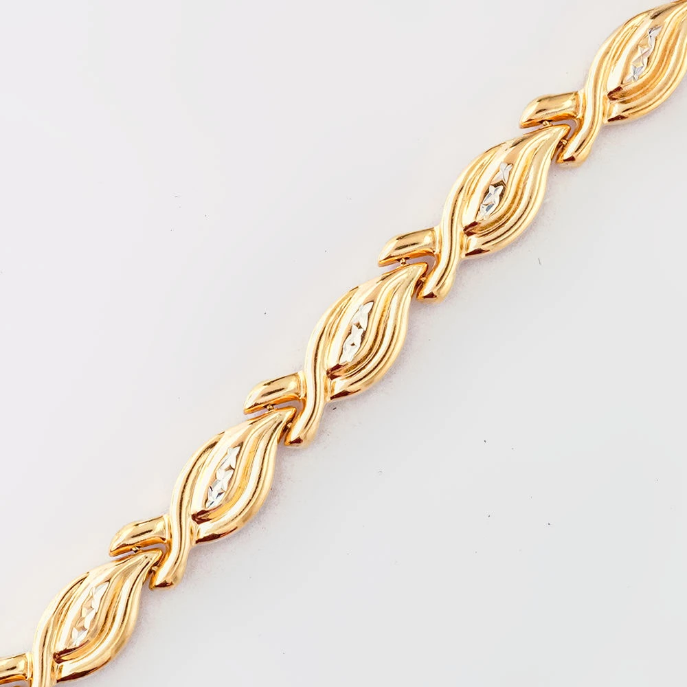 Браслет из красного золота 585 пробы