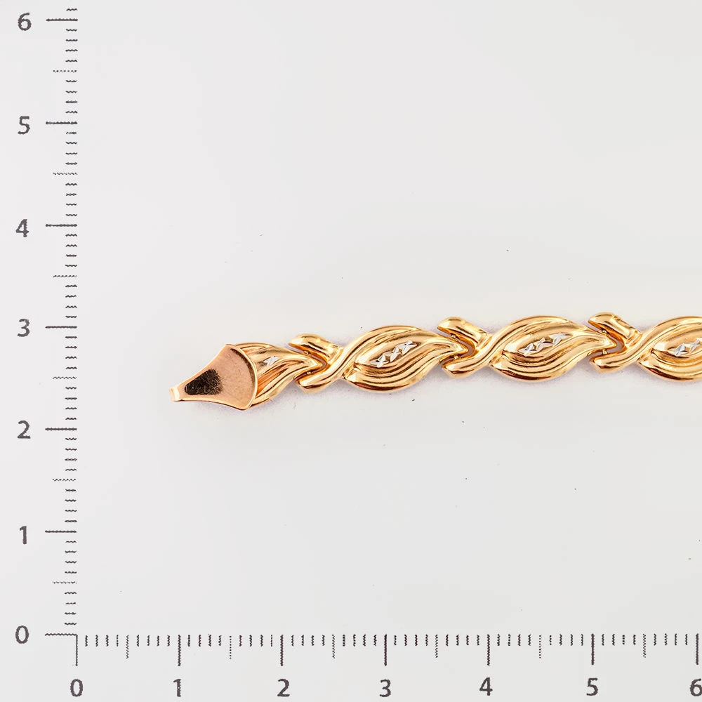 Браслет из красного золота 585 пробы