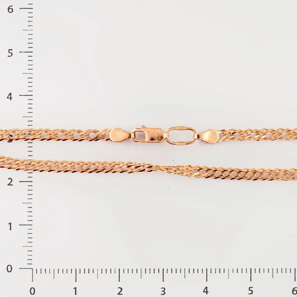 Браслет из красного золота 585 пробы