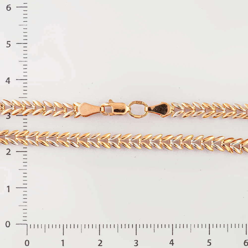 Браслет из красного золота 585 пробы