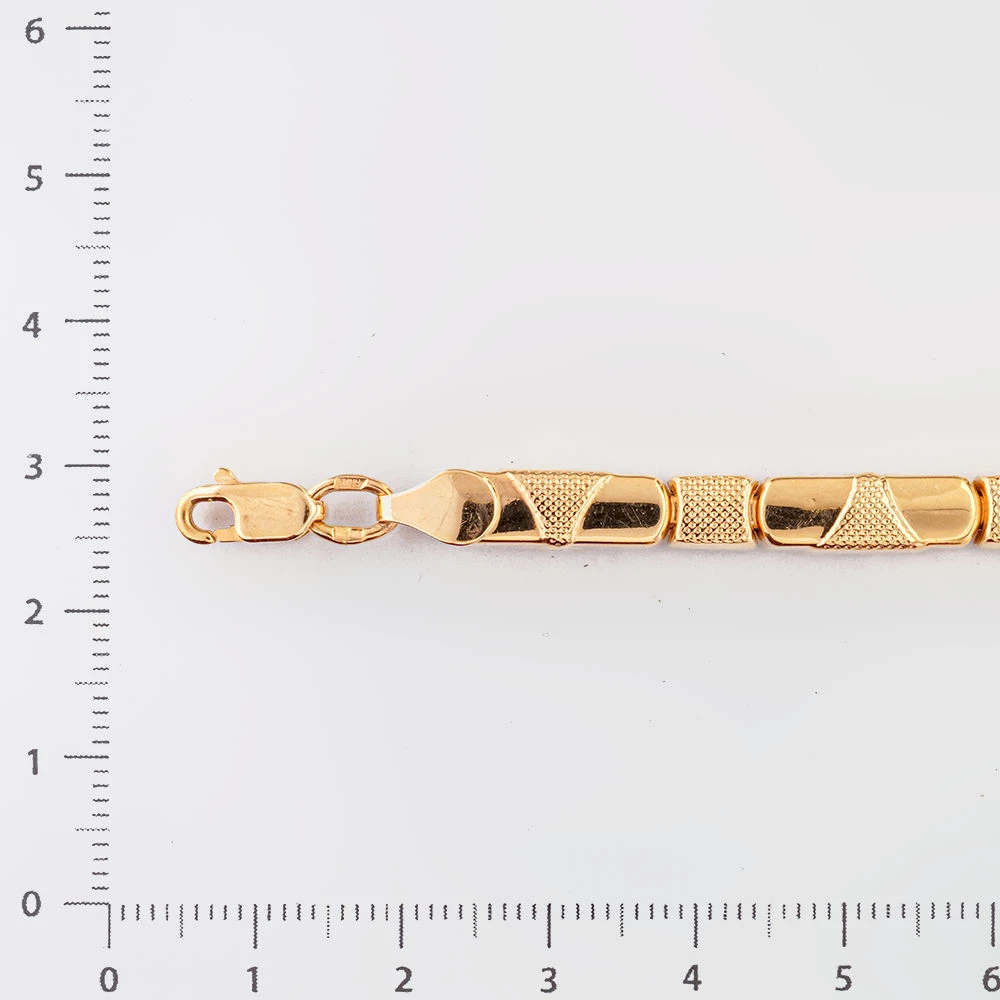 Браслет из красного золота 585 пробы