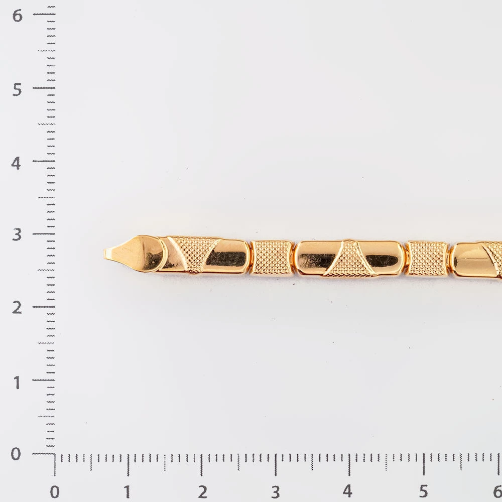Браслет из красного золота 585 пробы