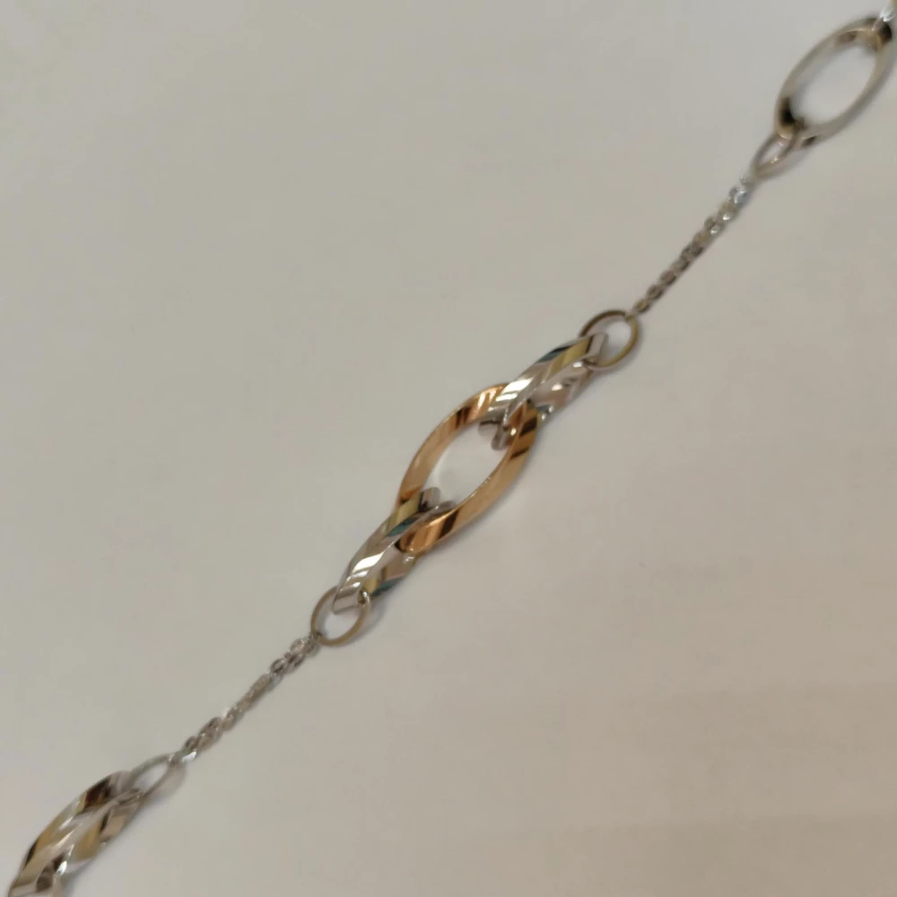 Браслет из белого золота 585 пробы