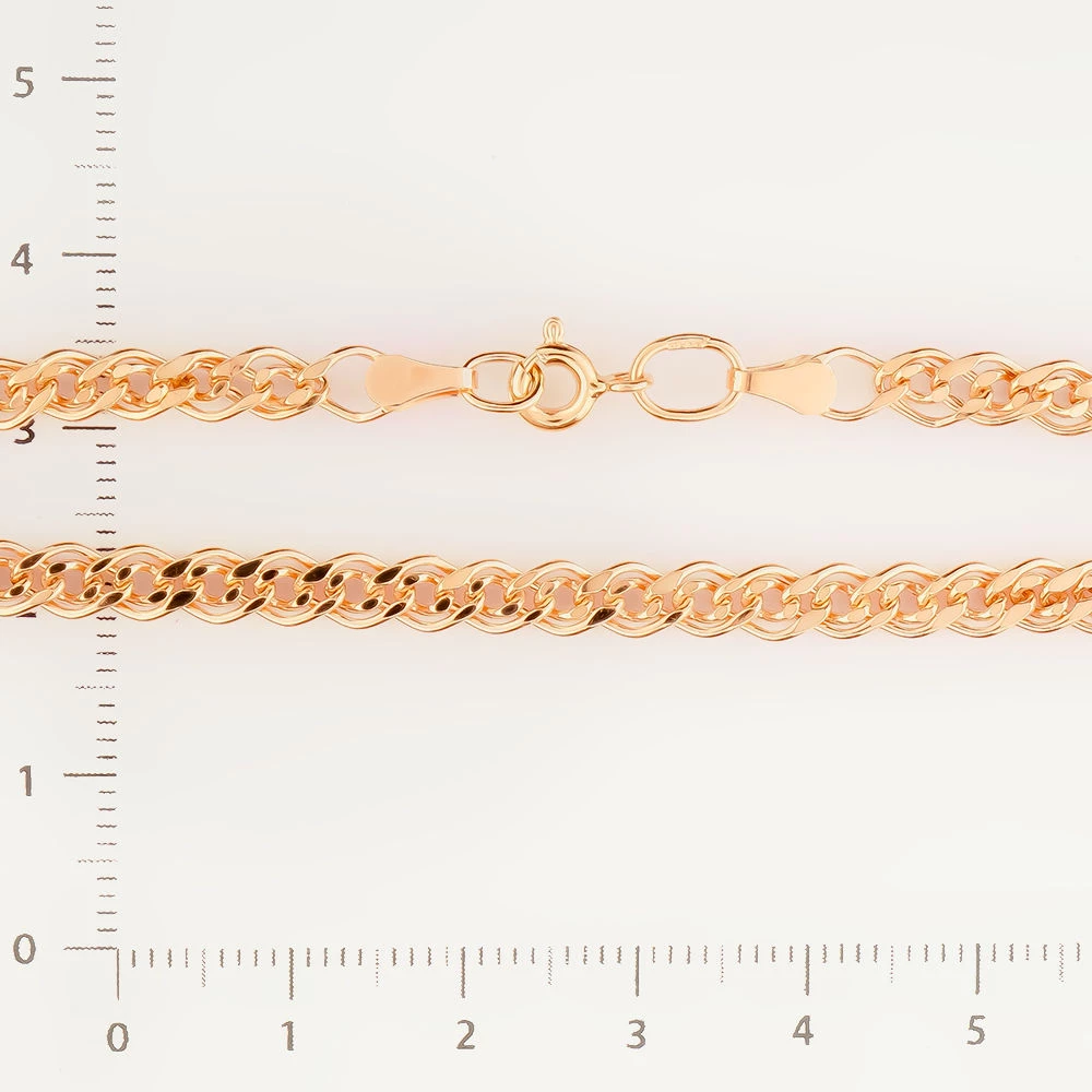 Браслет из красного золота 585 пробы