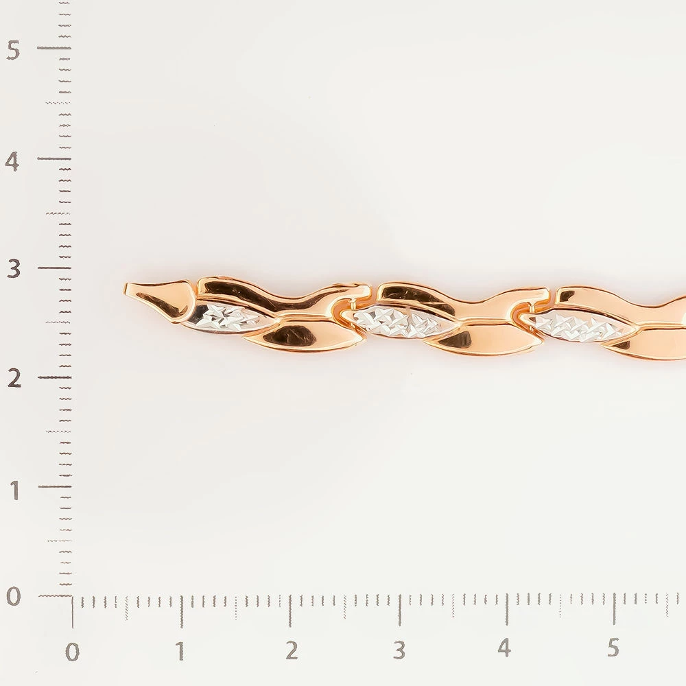 Браслет из красного золота 585 пробы