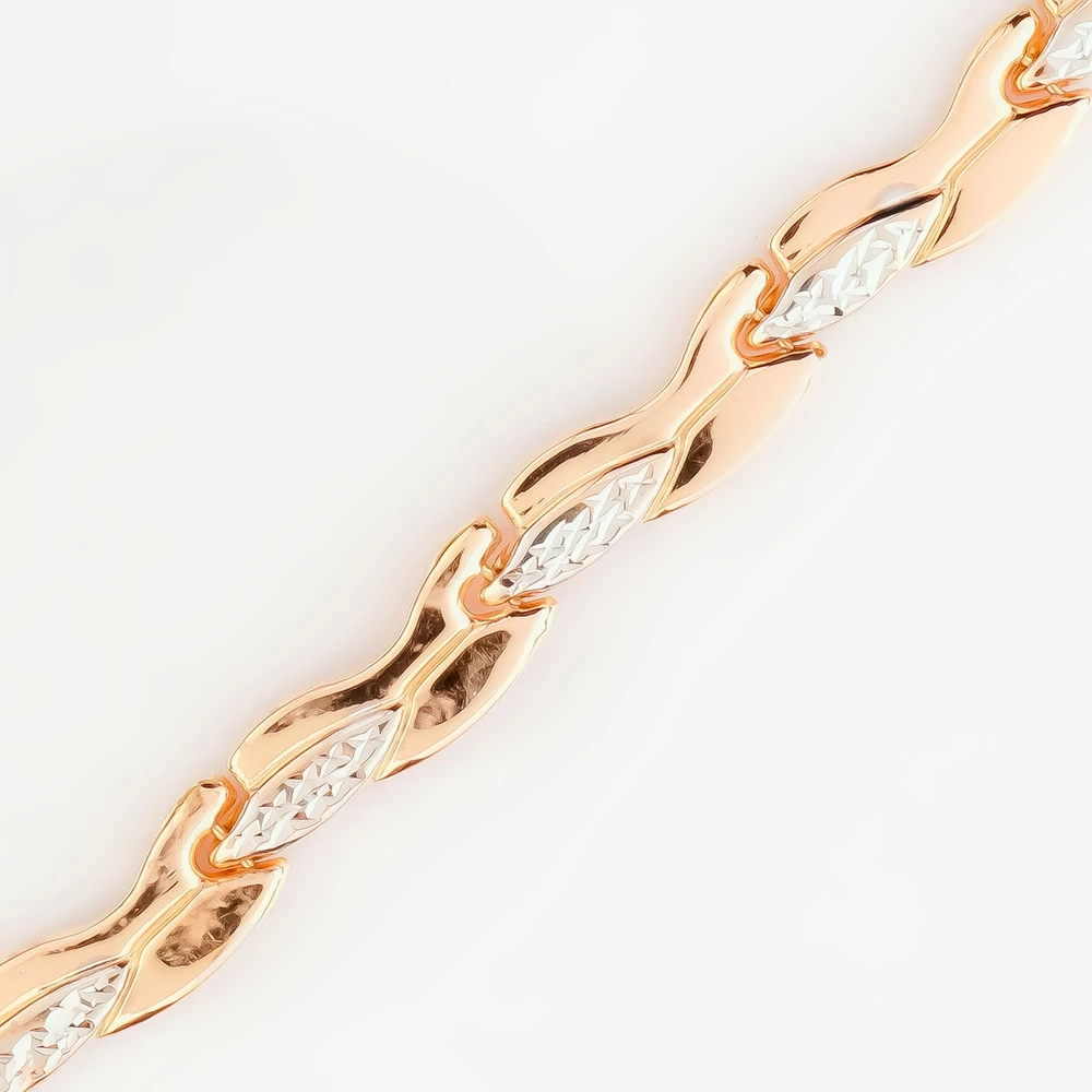 Браслет из красного золота 585 пробы