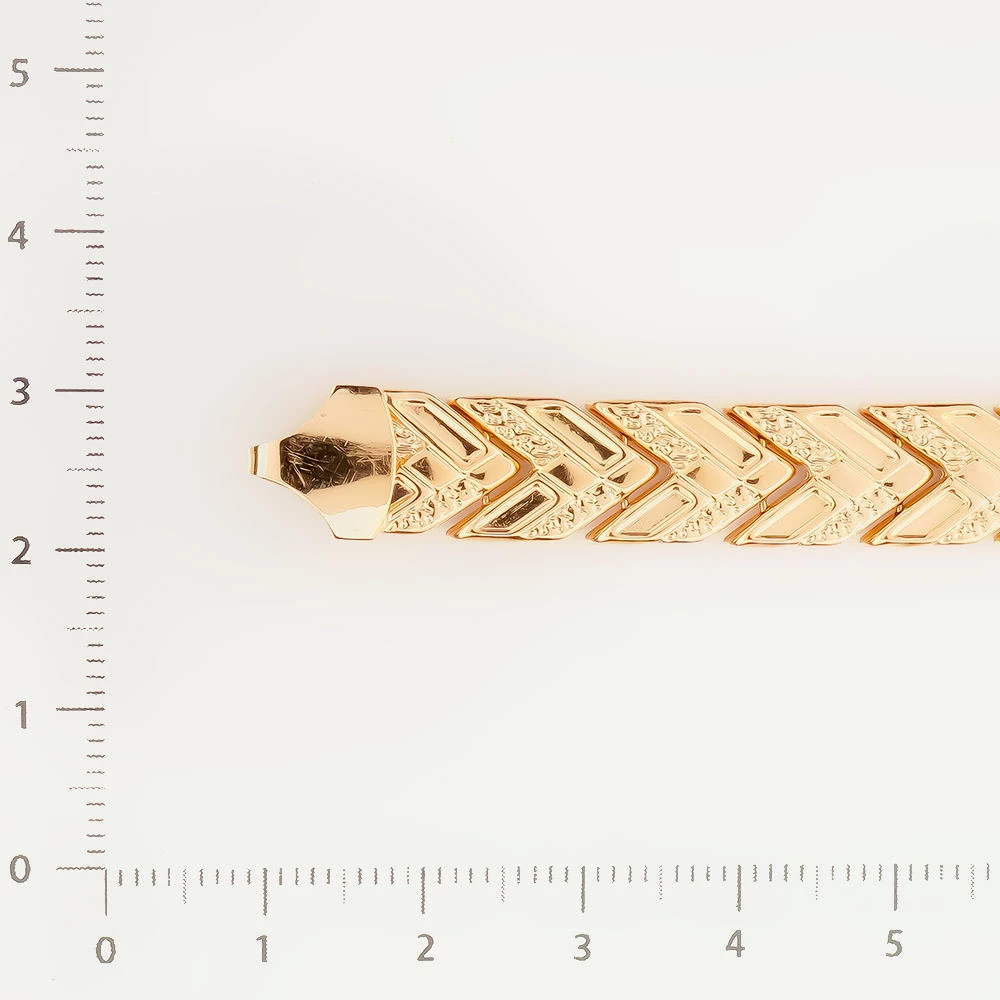 Браслет из красного золота 585 пробы