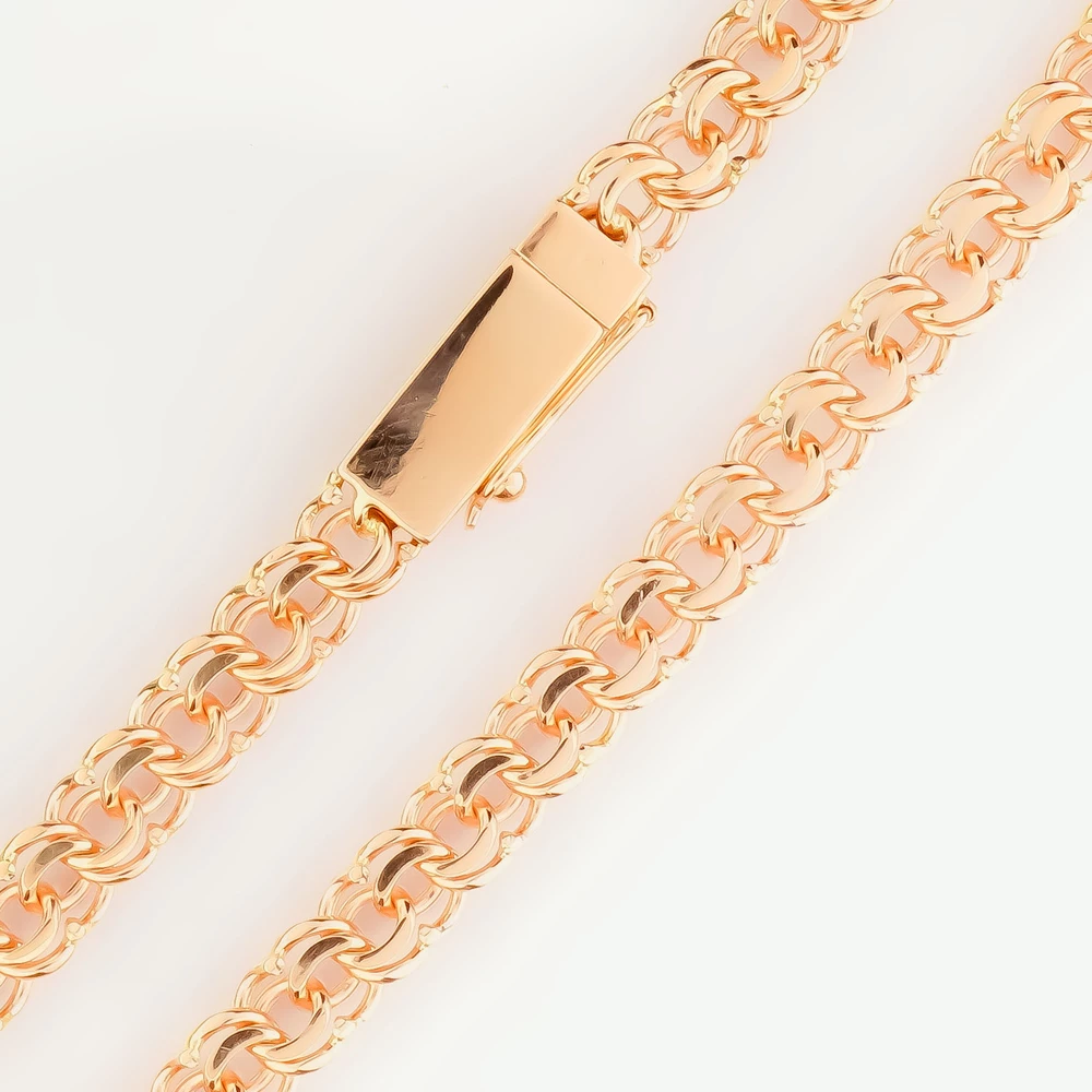 Браслет из красного золота 585 пробы