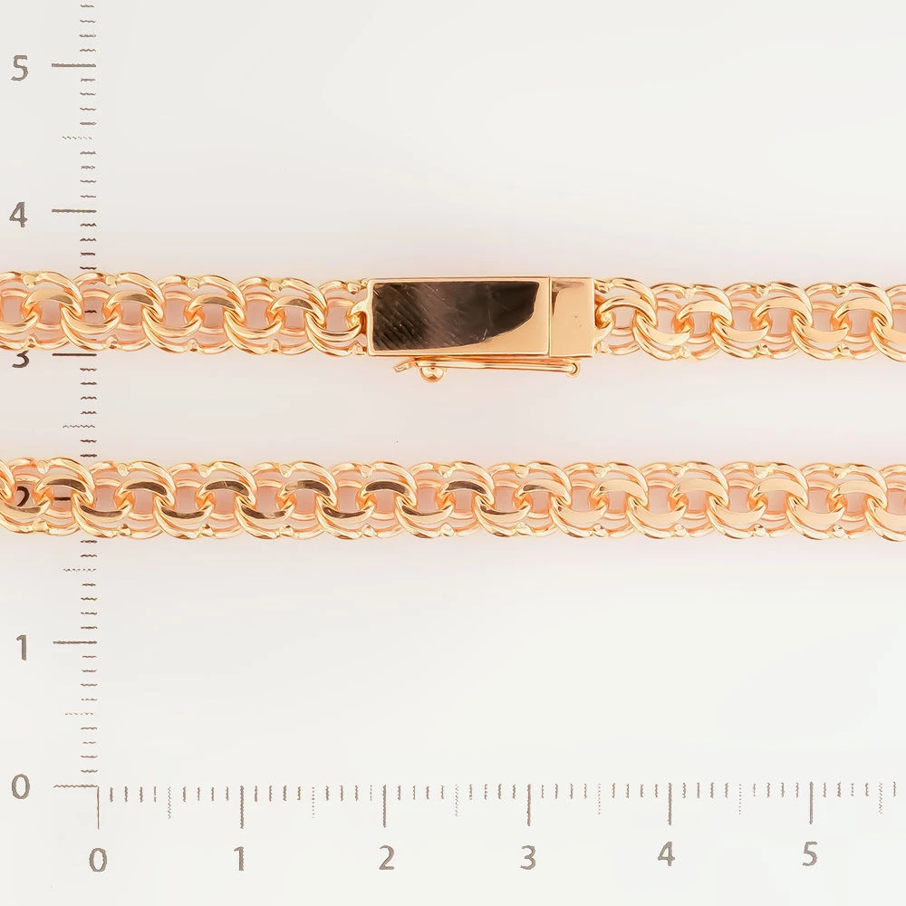 Браслет из красного золота 585 пробы