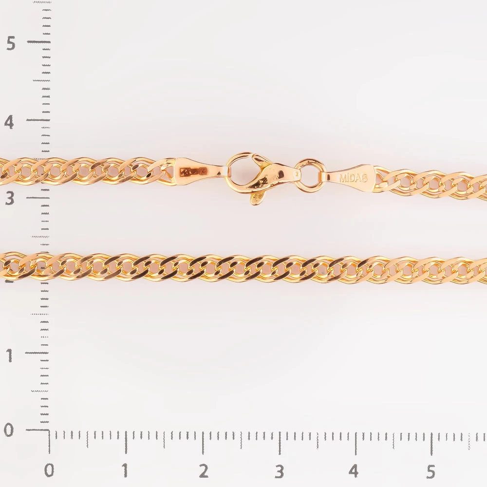 Браслет из красного золота 585 пробы