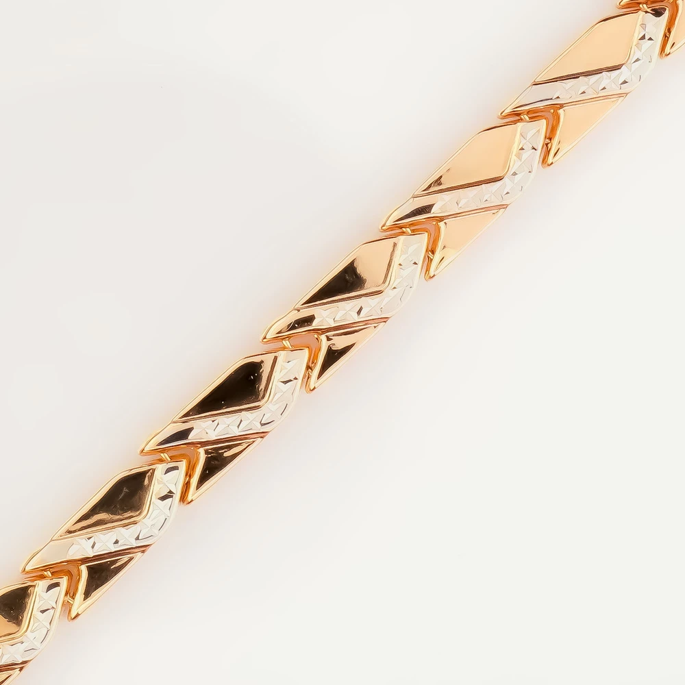 Браслет из красного золота 585 пробы