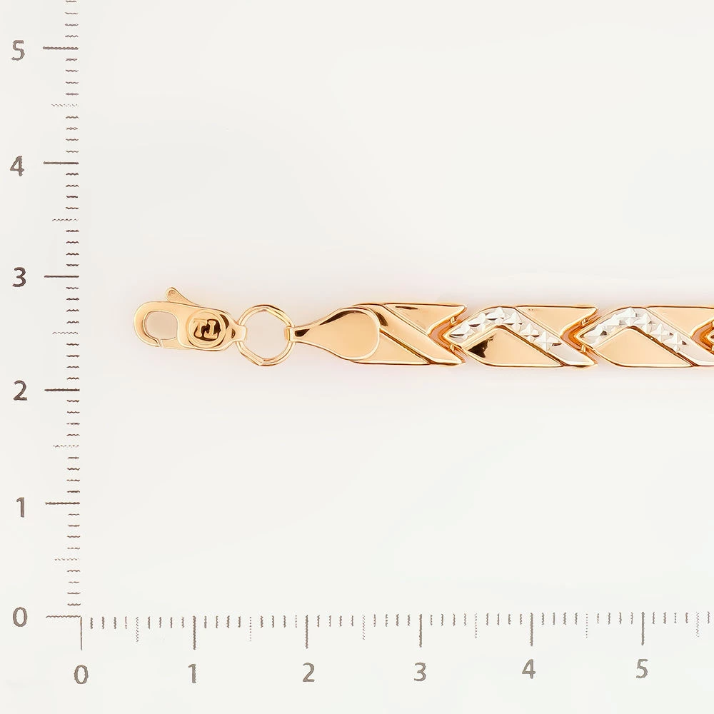 Браслет из красного золота 585 пробы