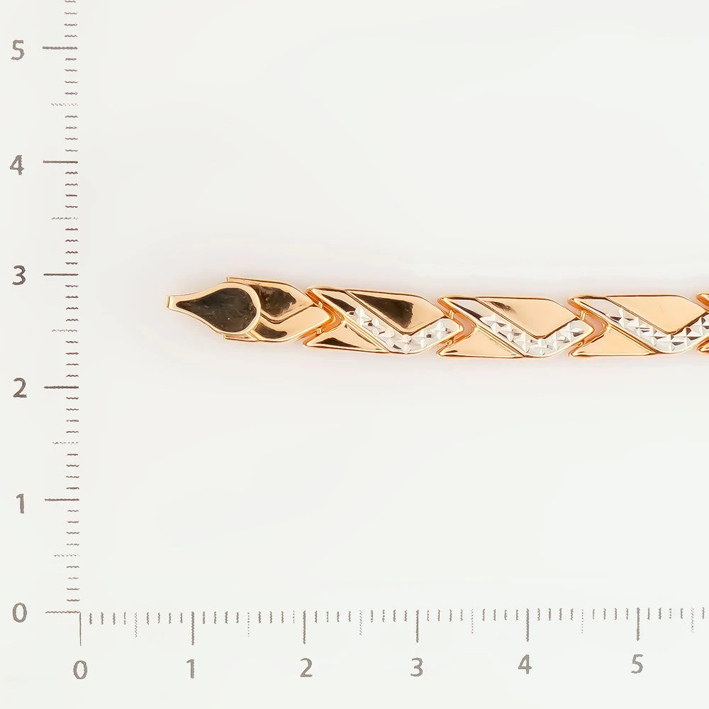 Браслет из красного золота 585 пробы