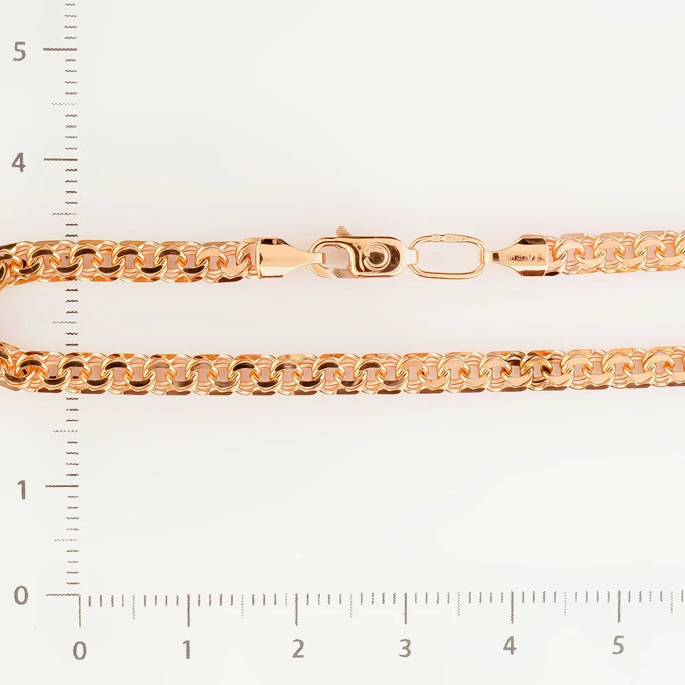 Браслет из красного золота 375 пробы