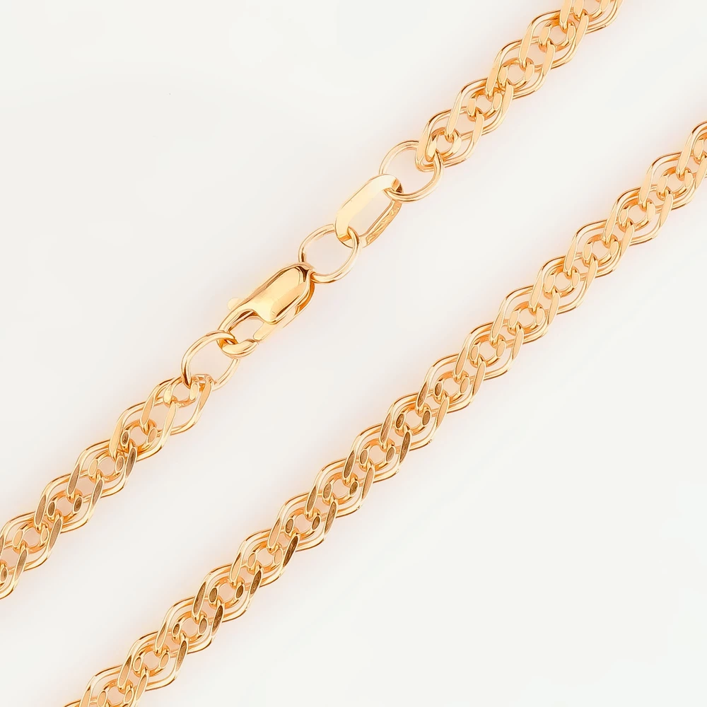 Браслет из красного золота 375 пробы