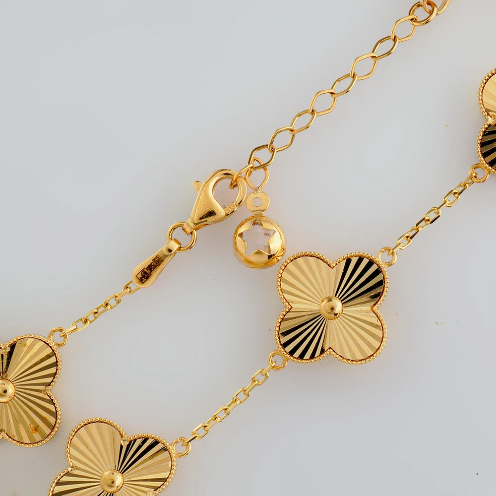 Браслет из желтого золота 585 пробы