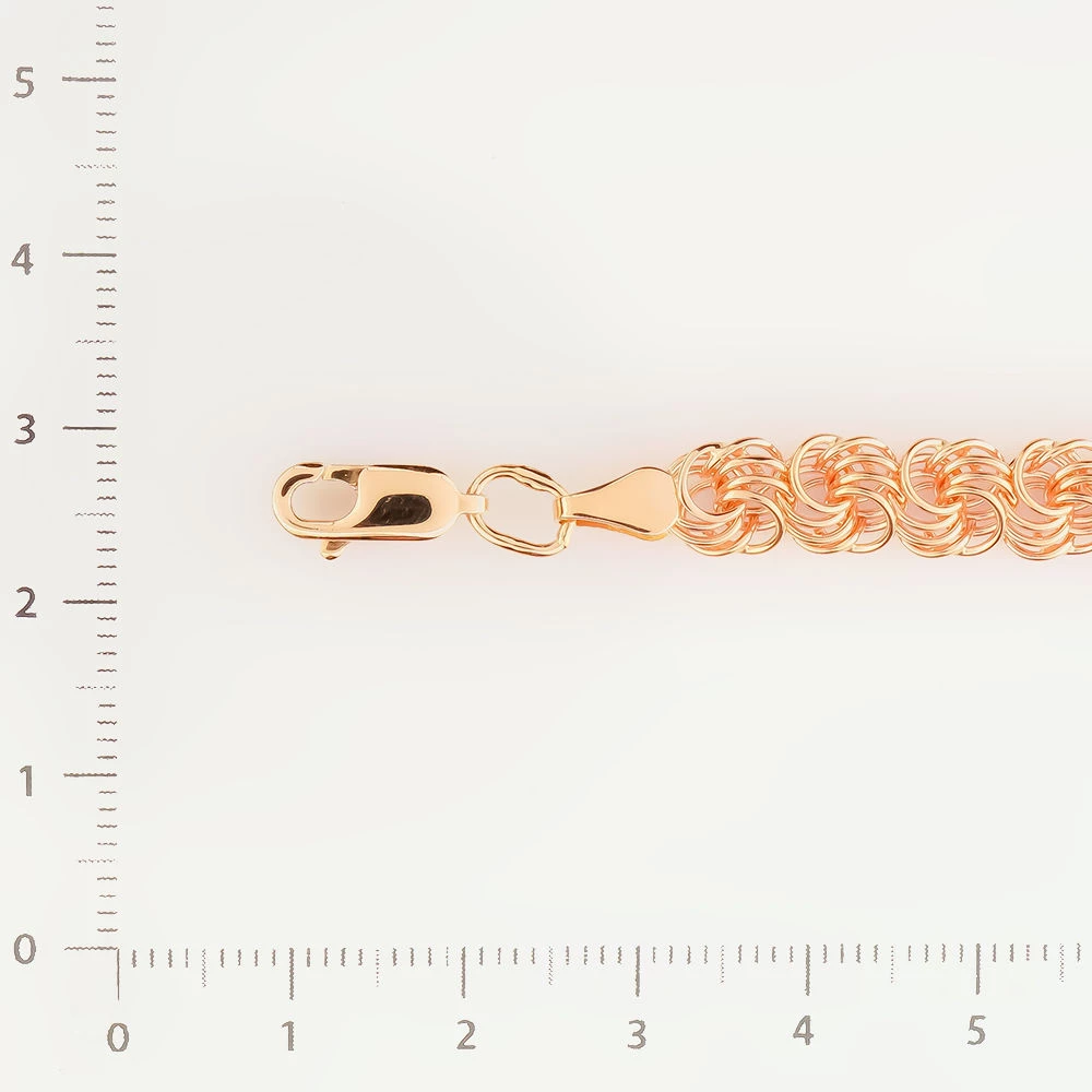 Браслет из красного золота 585 пробы