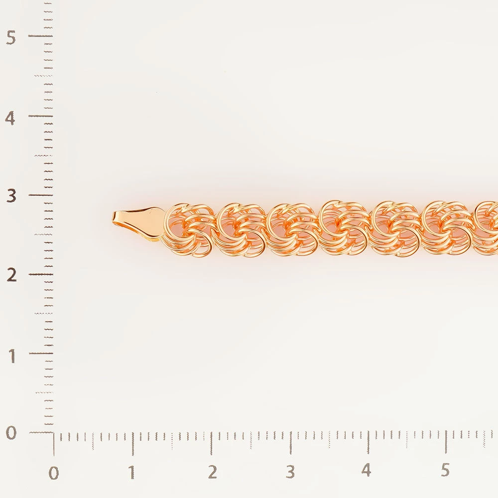 Браслет из красного золота 585 пробы