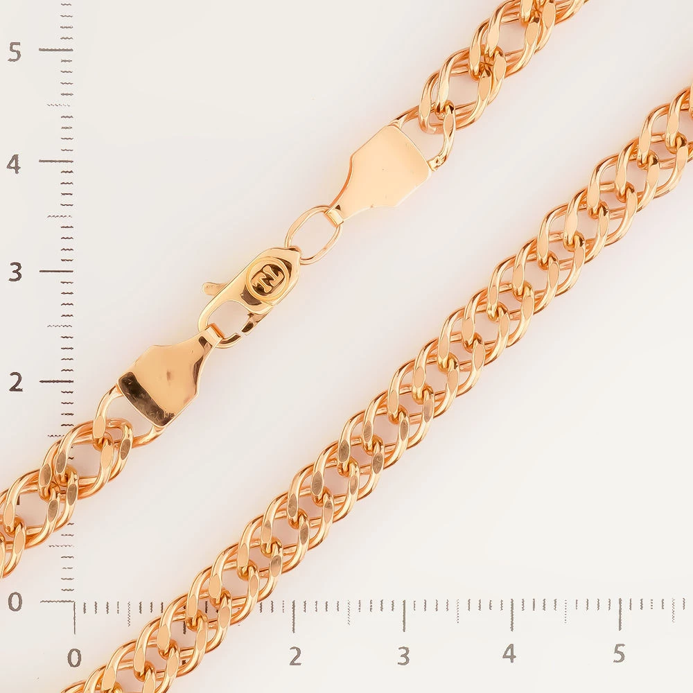 Браслет из красного золота 585 пробы