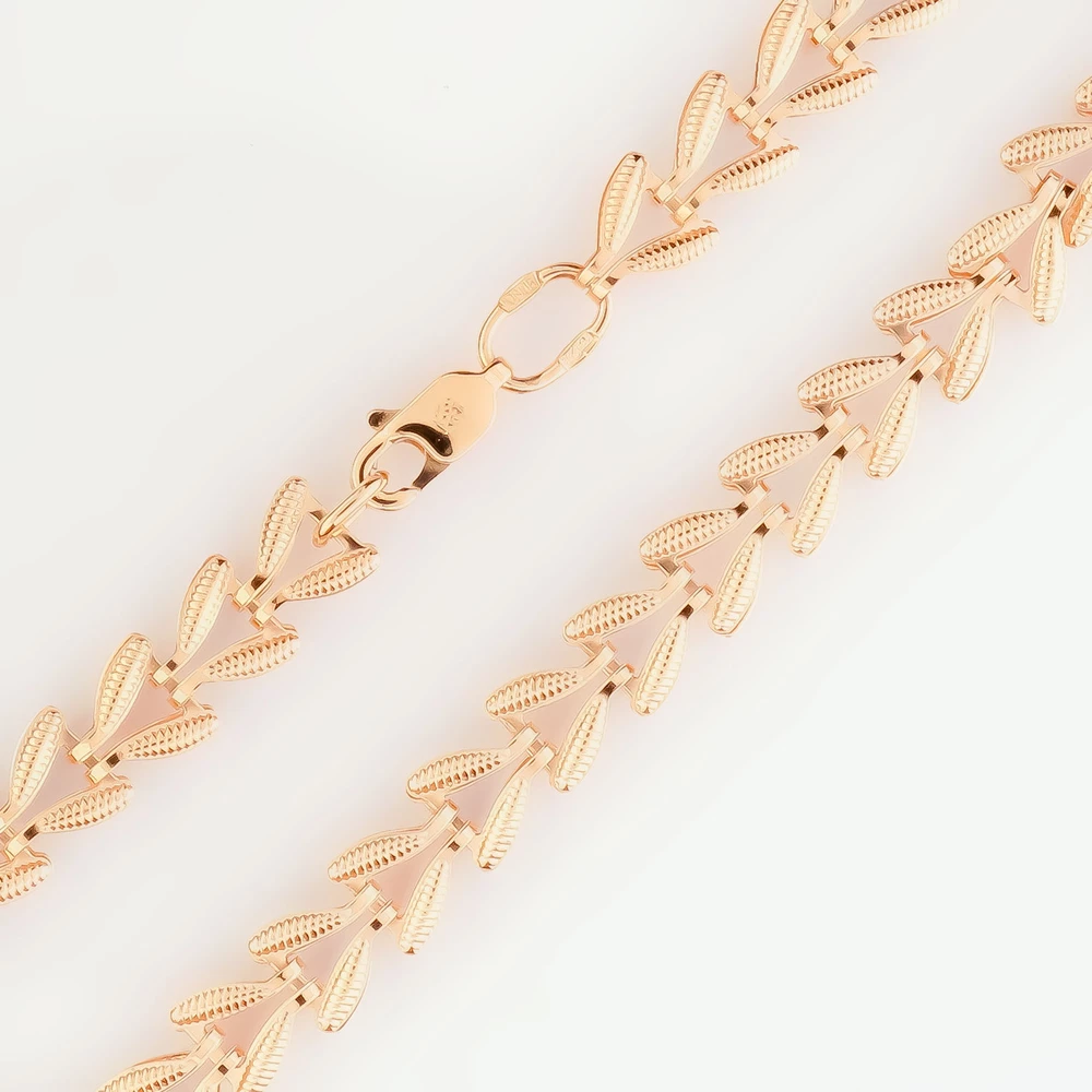 Браслет из красного золота 585 пробы