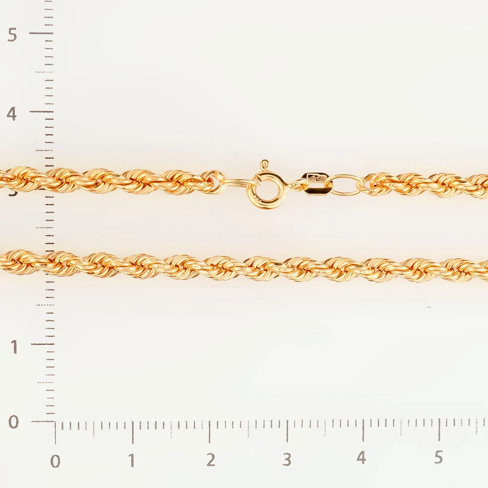 Браслет из красного золота 585 пробы