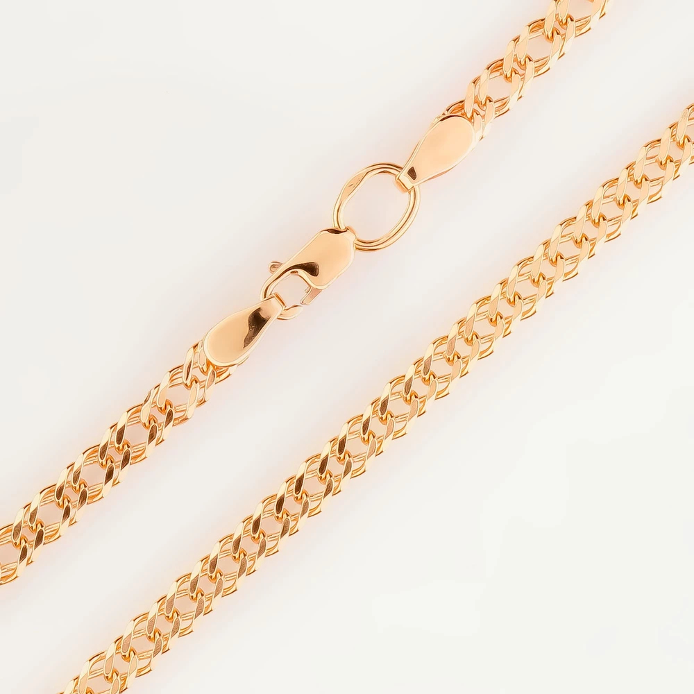 Браслет из красного золота 585 пробы