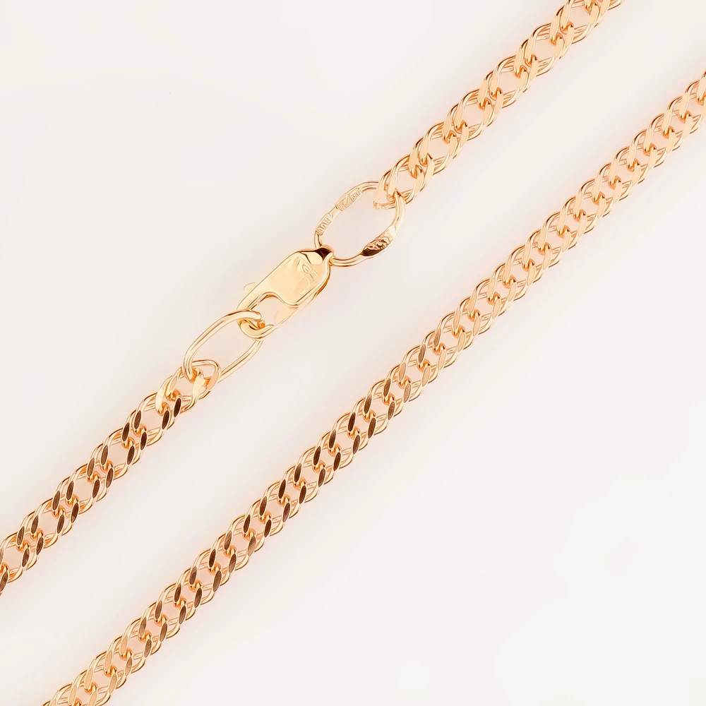 Браслет из красного золота 585 пробы