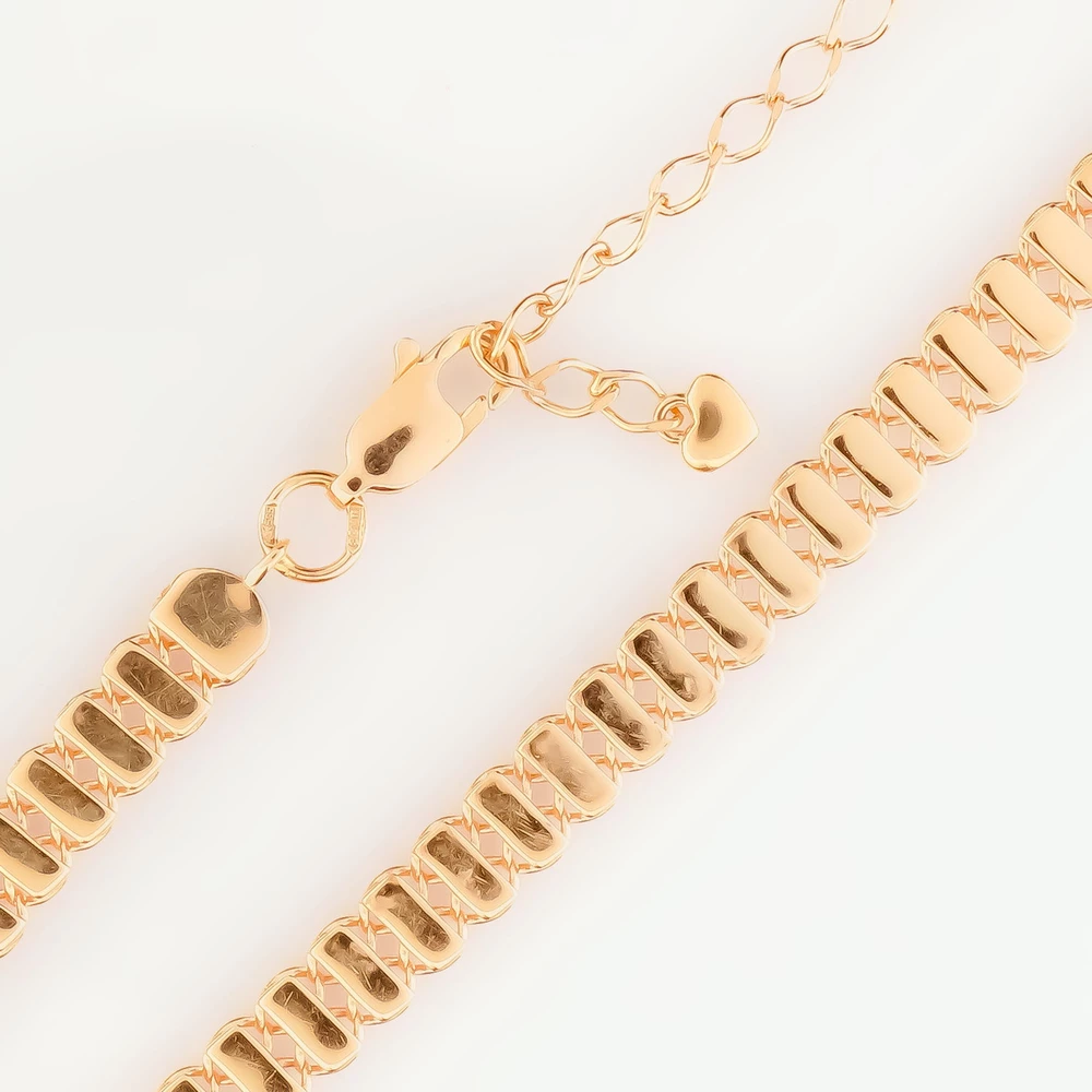 Браслет из красного золота 585 пробы