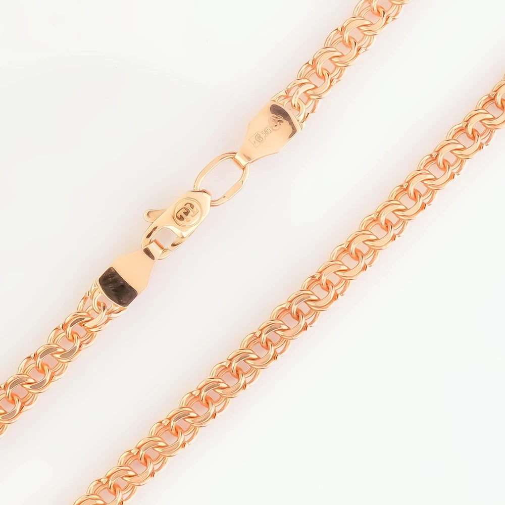 Браслет из красного золота 585 пробы