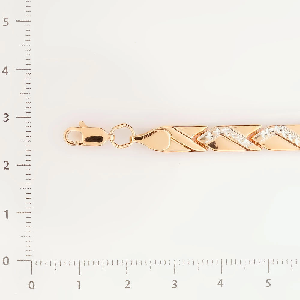 Браслет из красного золота 585 пробы