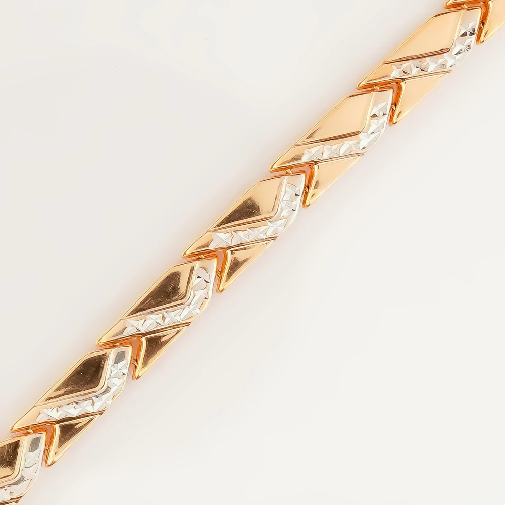 Браслет из красного золота 585 пробы