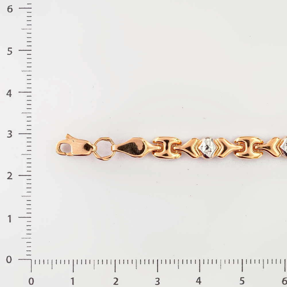 Браслет из красного золота 585 пробы