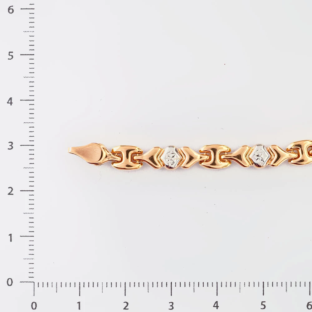 Браслет из красного золота 585 пробы