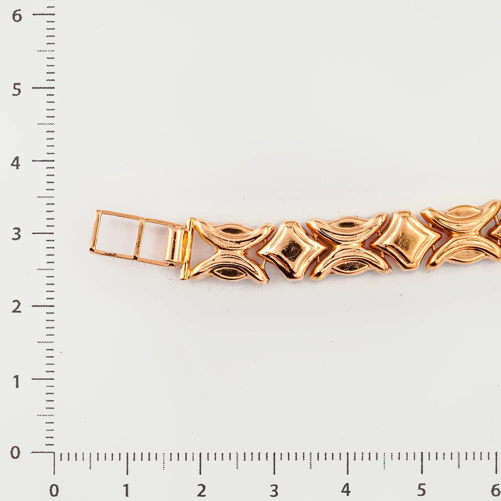 Браслет из красного золота 585 пробы