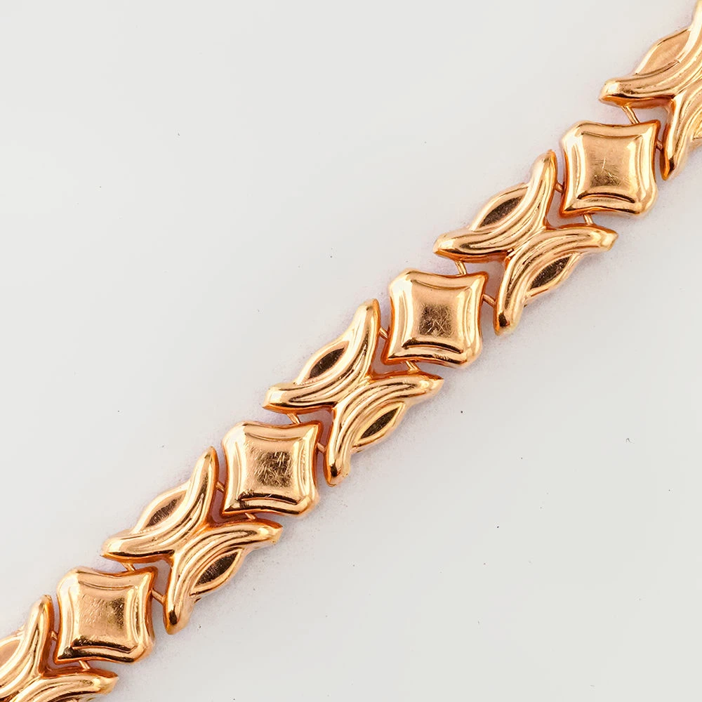 Браслет из красного золота 585 пробы