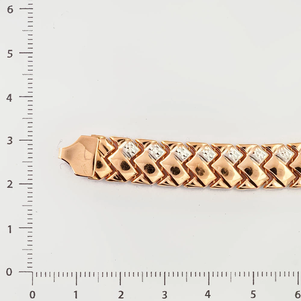 Браслет из красного золота 585 пробы