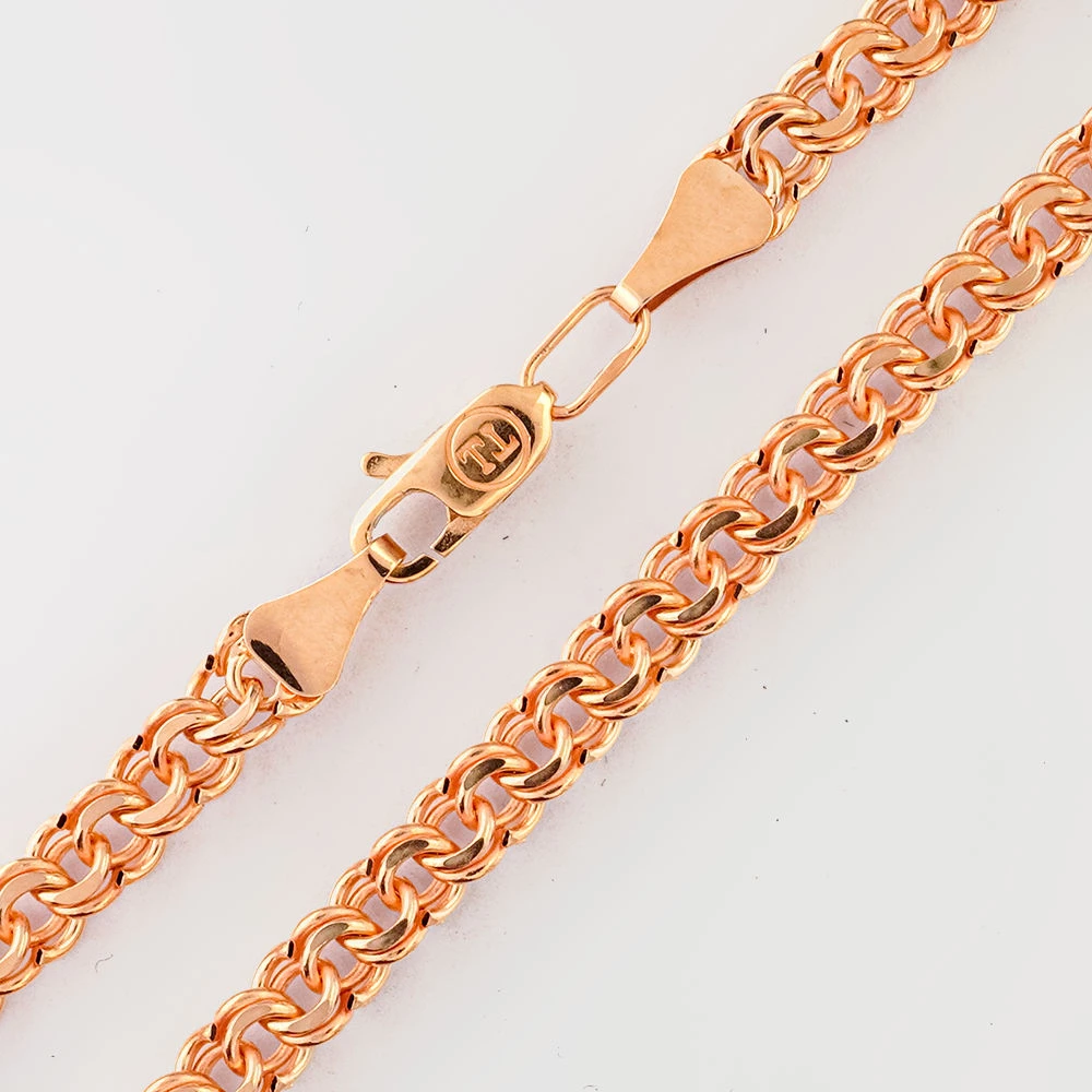 Браслет из красного золота 585 пробы