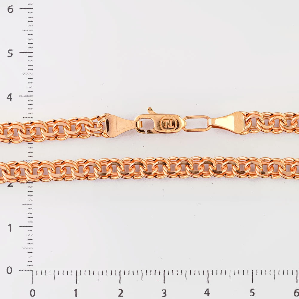 Браслет из красного золота 585 пробы