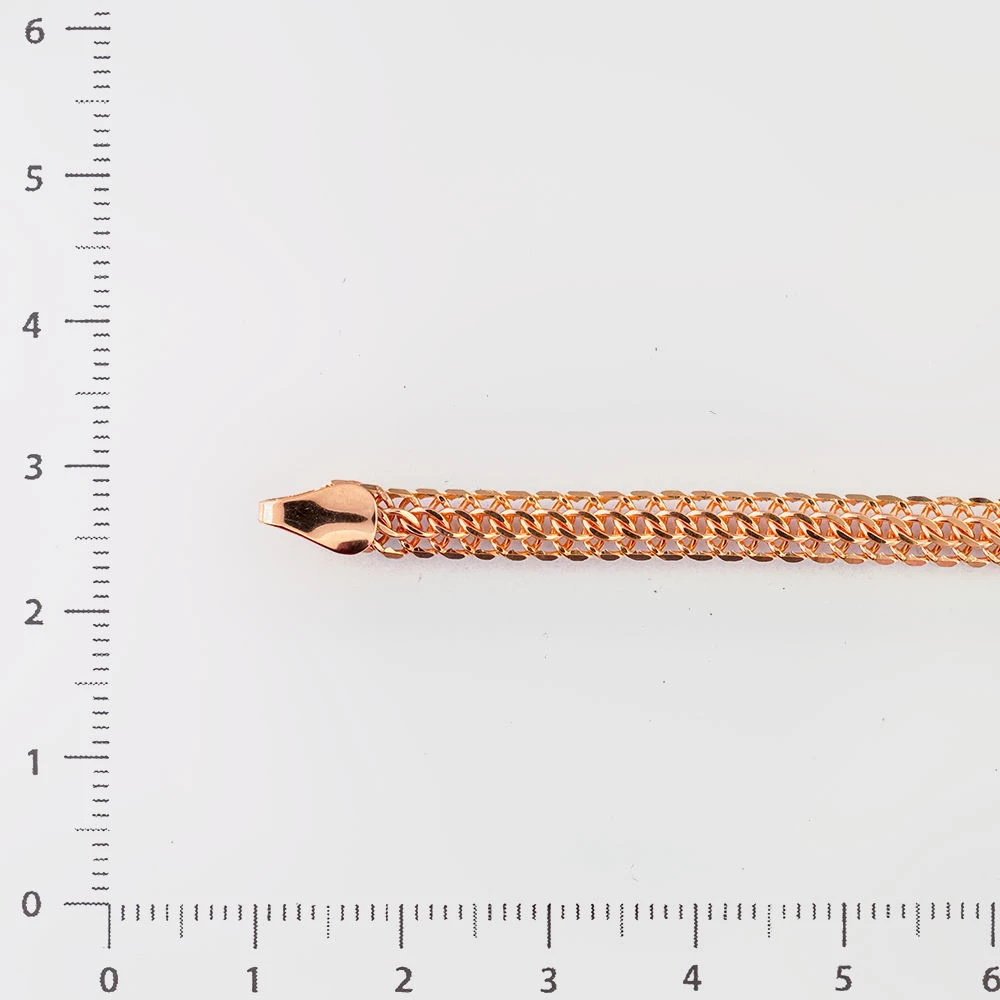 Браслет из красного золота 585 пробы